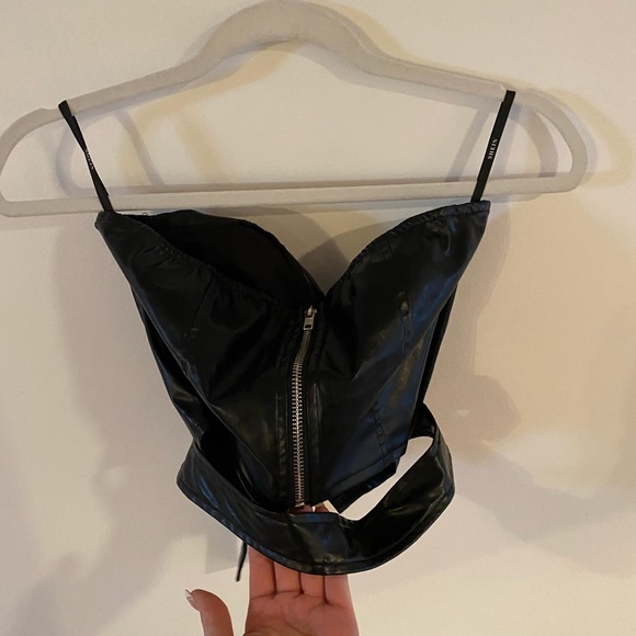 Leather tube top - Picture 3 of 3